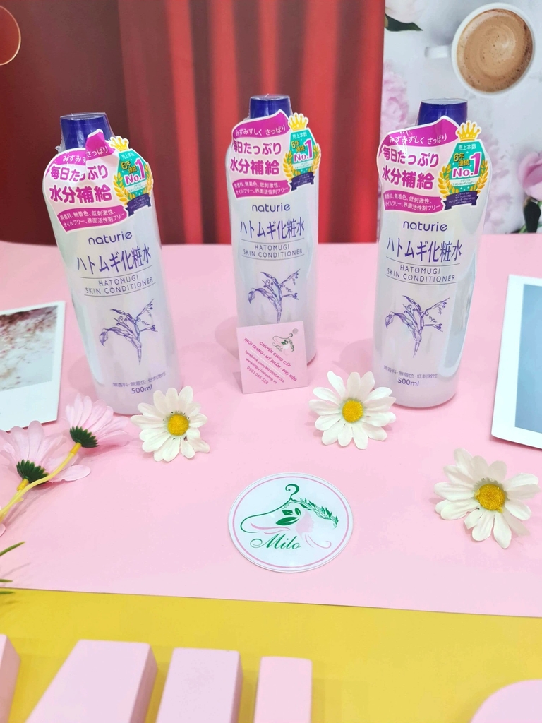Nước hoa hồng Hatomugi Naturie Skin Conditioner - 500ml