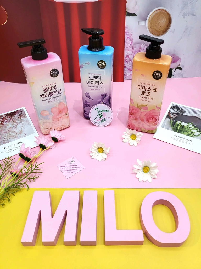 Sữa tắm On The Body Romantic Iris (Hàn Quốc) - 900g