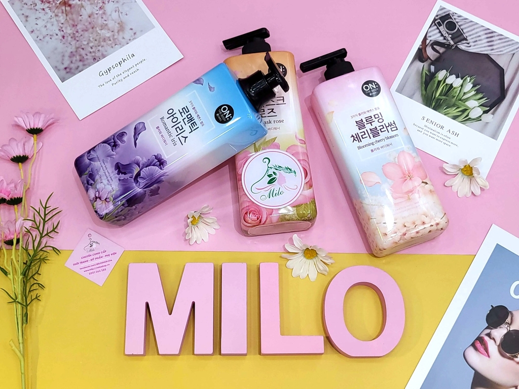 Sữa tắm On The Body Romantic Iris (Hàn Quốc) - 900g