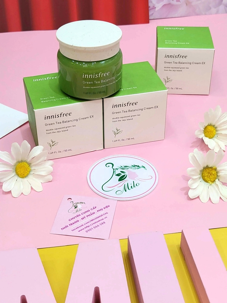 Kem dưỡng Innisfree Green Tea Balancing Cream EX - 50ml