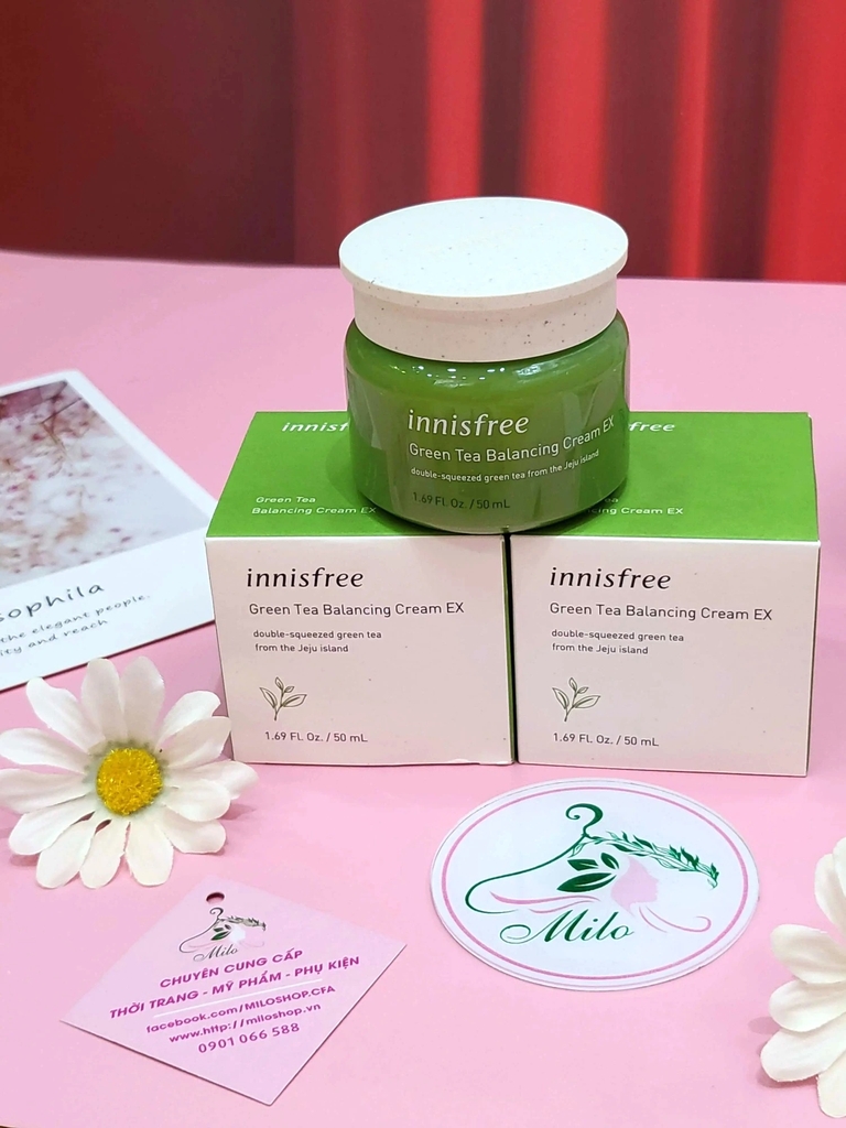 Kem dưỡng Innisfree Green Tea Balancing Cream EX - 50ml