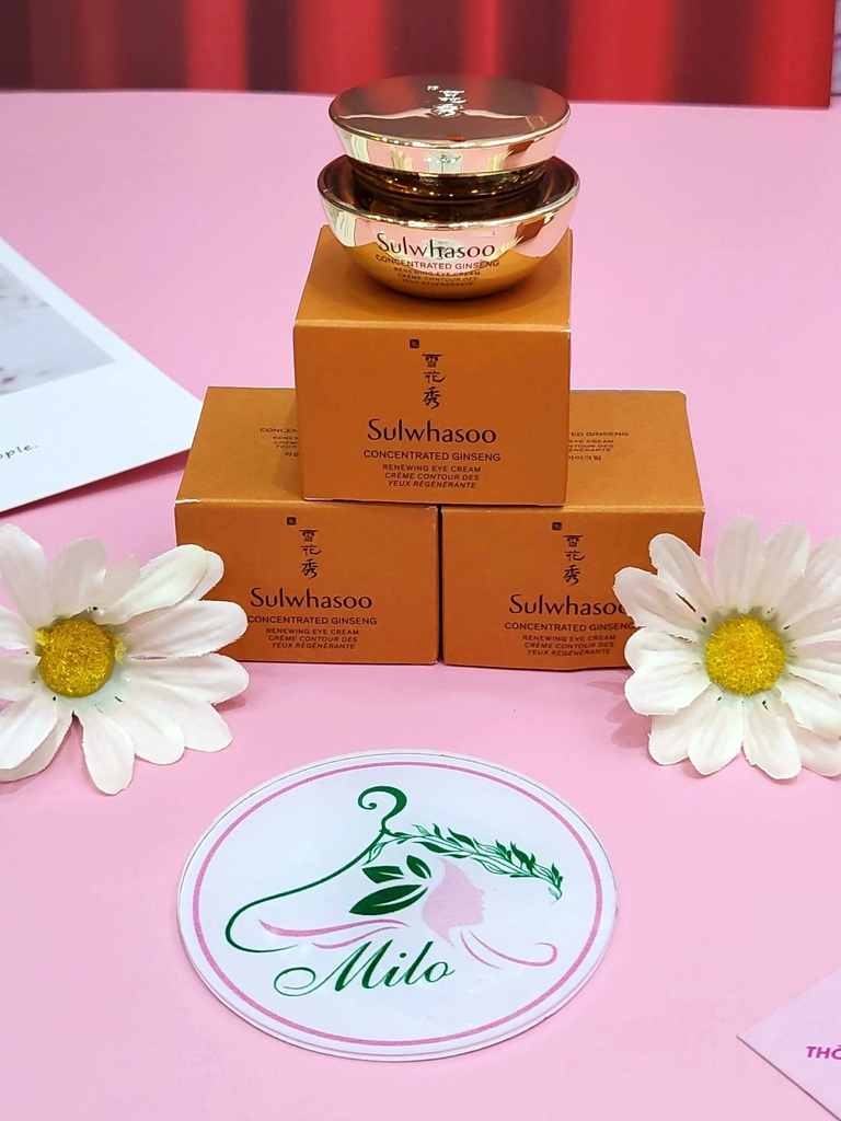 Kem dưỡng mắt Sulwhasoo Concentrated Ginseng nhân sâm cao cấp - 5ml