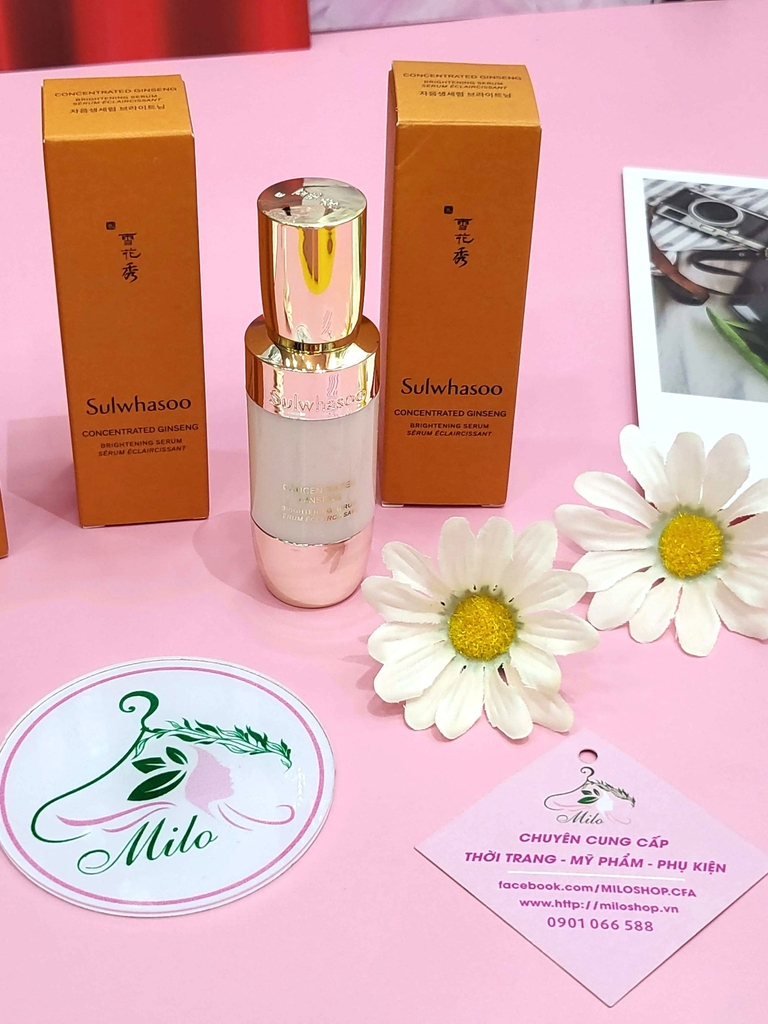 Tinh chất dưỡng da Sulwhasoo Concentrated Ginseng Brightening Serum cao cấp - 8ml