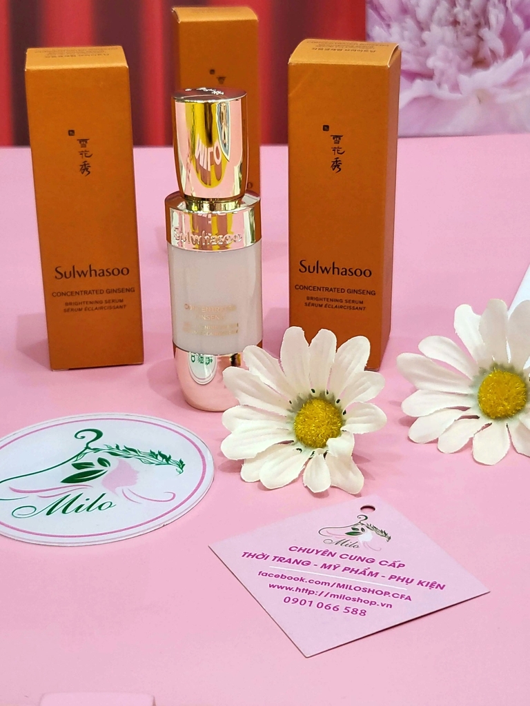 Tinh chất dưỡng da Sulwhasoo Concentrated Ginseng Brightening Serum cao cấp - 8ml