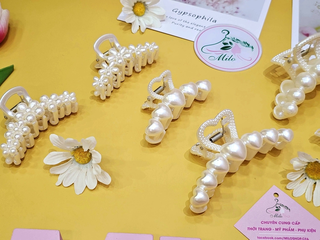 Kẹp ngọc thời trang Hàn Quốc