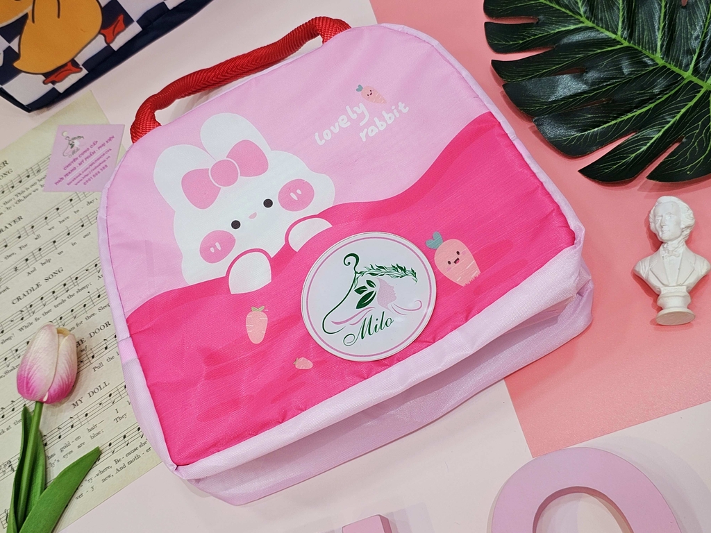 Túi đựng giữ nhiệt chống nước đựng cơm họa tiết hoạt hình cute