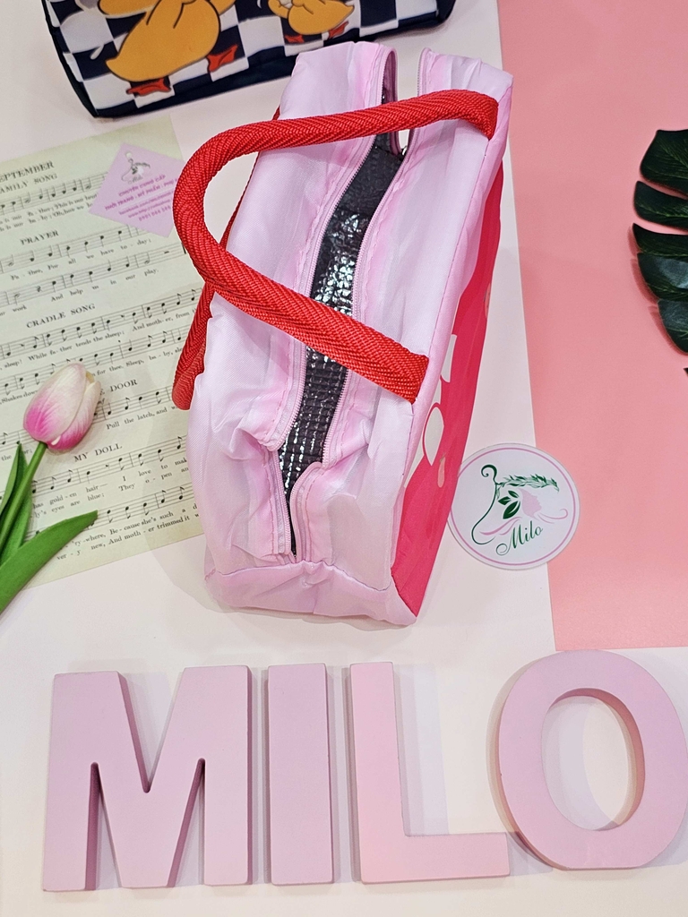 Túi đựng giữ nhiệt chống nước đựng cơm họa tiết hoạt hình cute