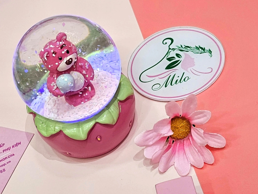 Quả cầu tuyết gấu dâu Lotso
