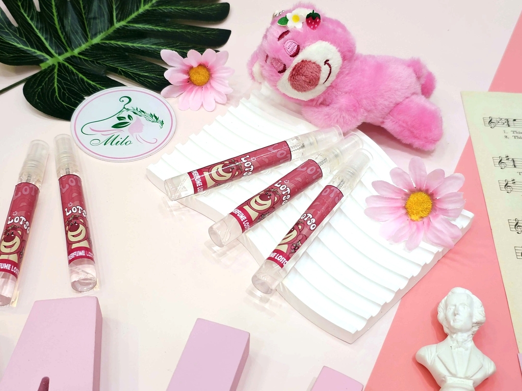 Nước hoa gấu dâu Lotso Bath & Body mini - 10ml