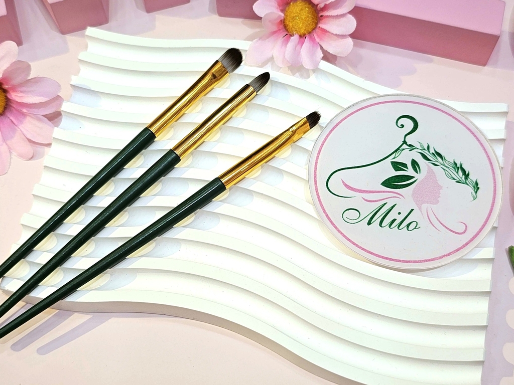 Set 3 cọ trang điểm phấn mắt chống nhòe chuyên nghiệp