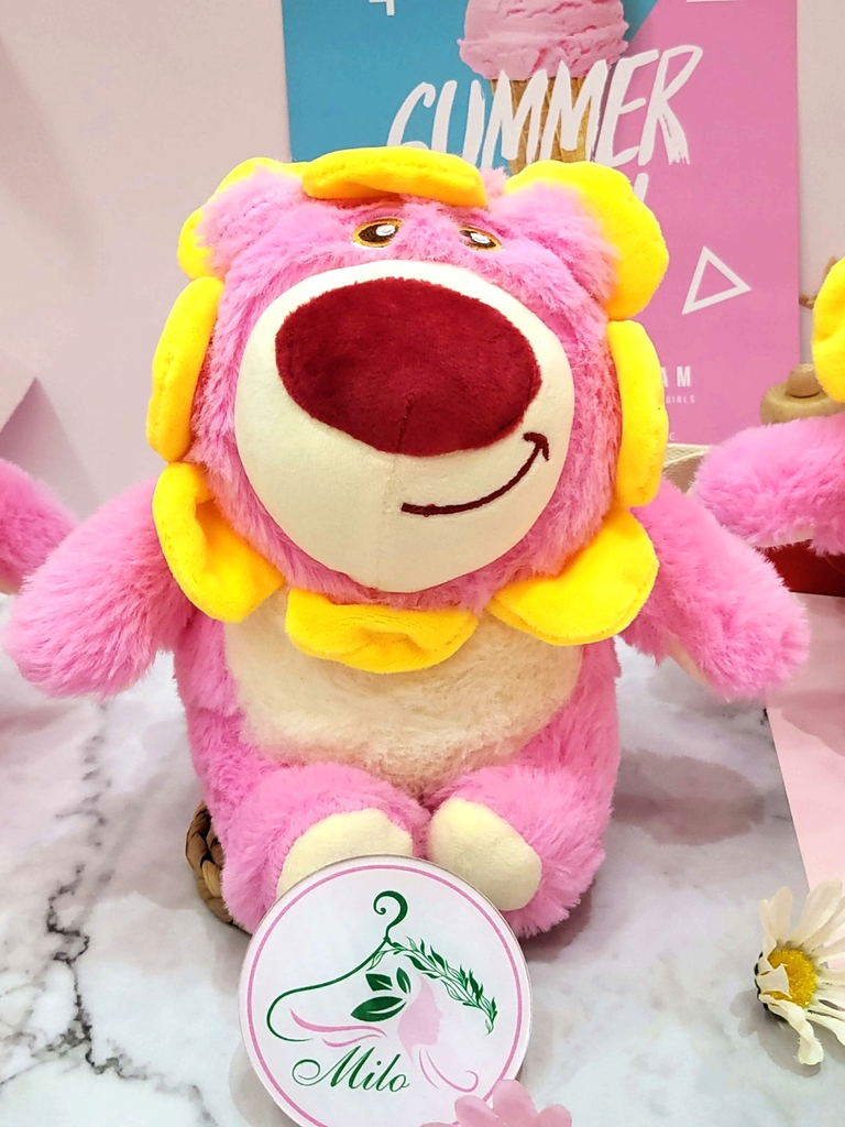 Gấu bông Lotso bông hoa size 20cm