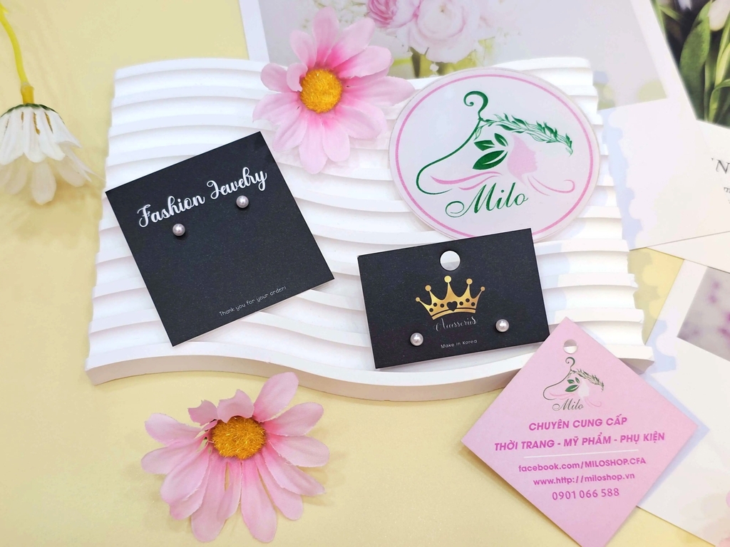 Bông tai kiểu loại 12 kiểu fashion (nhiều mẫu)