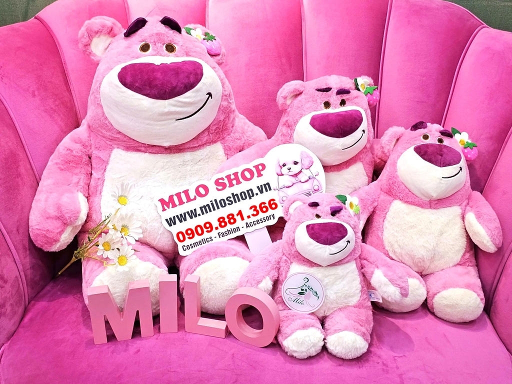 Gấu bông Lotso gấu ngồi cao cấp (hàng Quảng Châu)