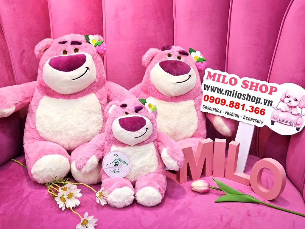 Gấu bông Lotso gấu ngồi cao cấp (hàng Quảng Châu)