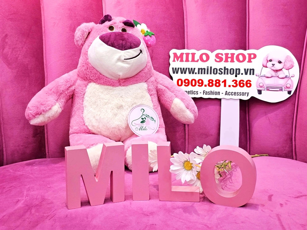 Gấu bông Lotso gấu ngồi cao cấp (hàng Quảng Châu)