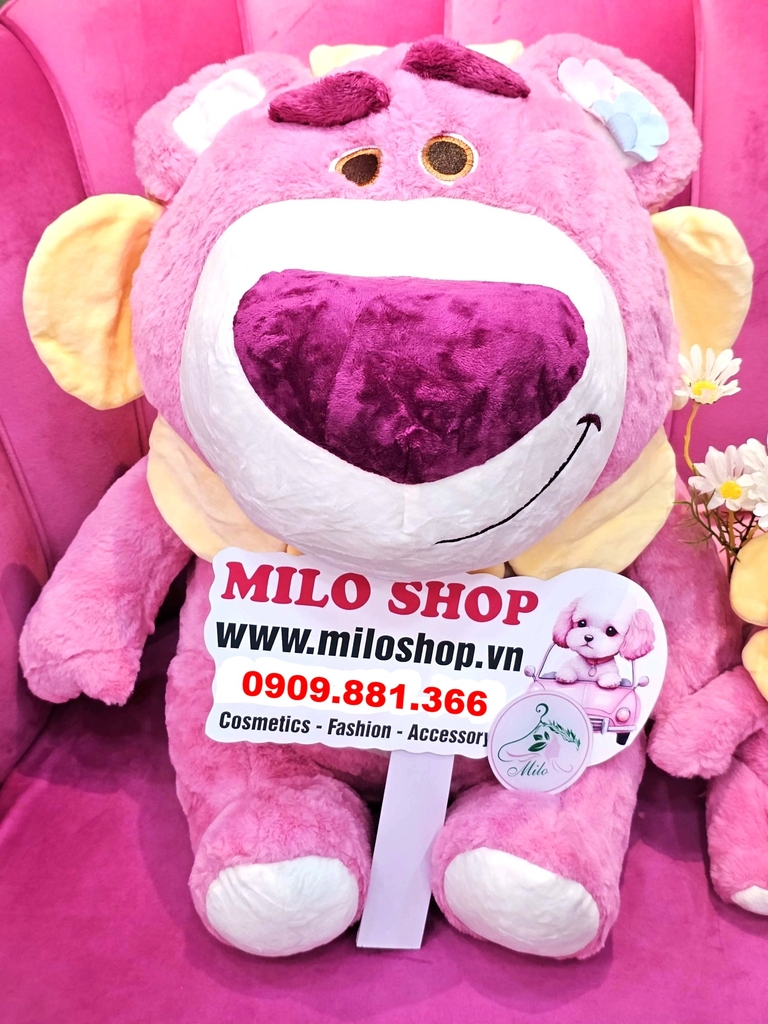 Gấu bông Lotso bông hoa cao cấp (hàng Quảng Châu)