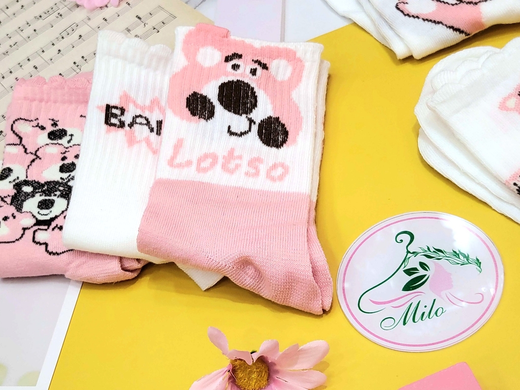 Vớ gấu dâu Lotso (mẫu mới)
