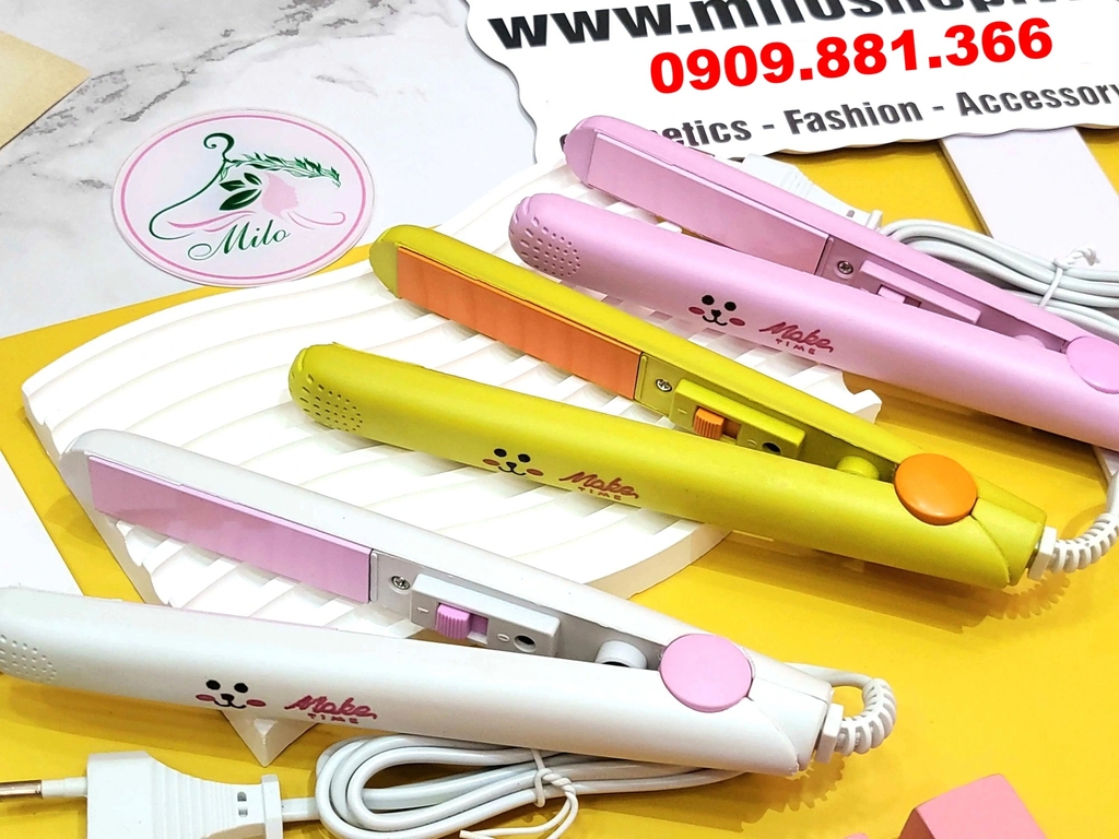 Máy kẹp duỗi tóc mini Make Time (hộp)
