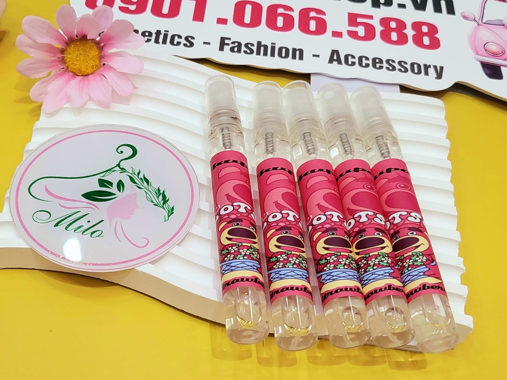 Nước hoa gấu dâu Lotso Bath & Body mini - 10ml