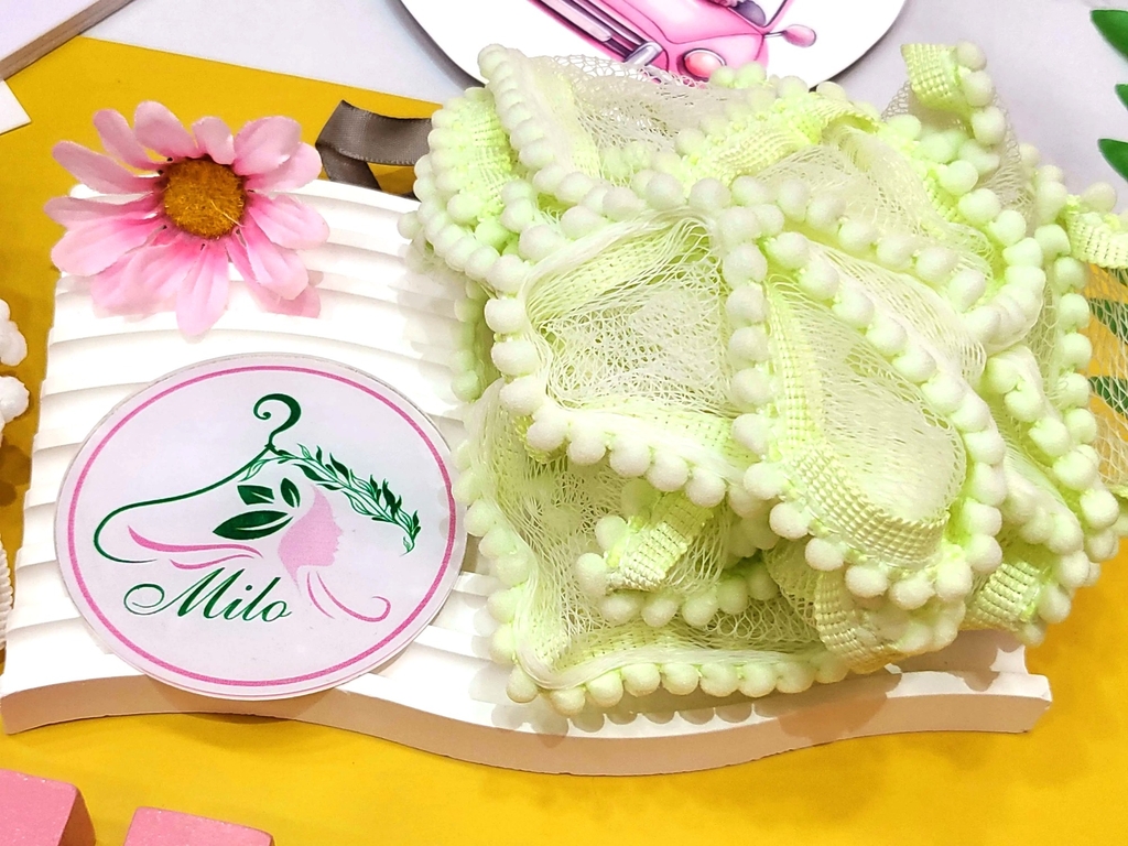 Bông tắm cao cấp tạo bọt Lameila (mẫu mới)