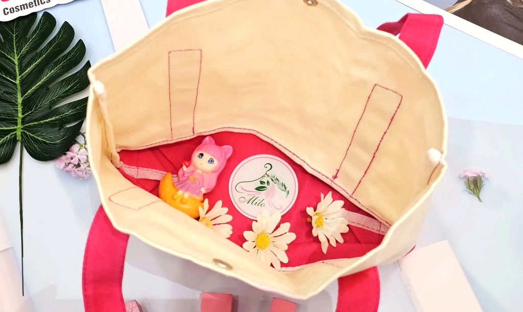 Túi tote Canvas gấu dâu Lotso - Disney