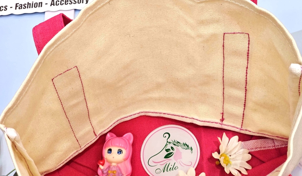 Túi tote Canvas gấu dâu Lotso - Disney