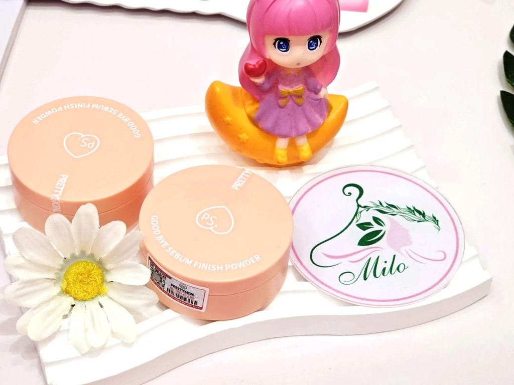 Phấn phủ kiềm dầu dạng bột Pretty Skin Goodbye Sebum Finish Powder - 5g