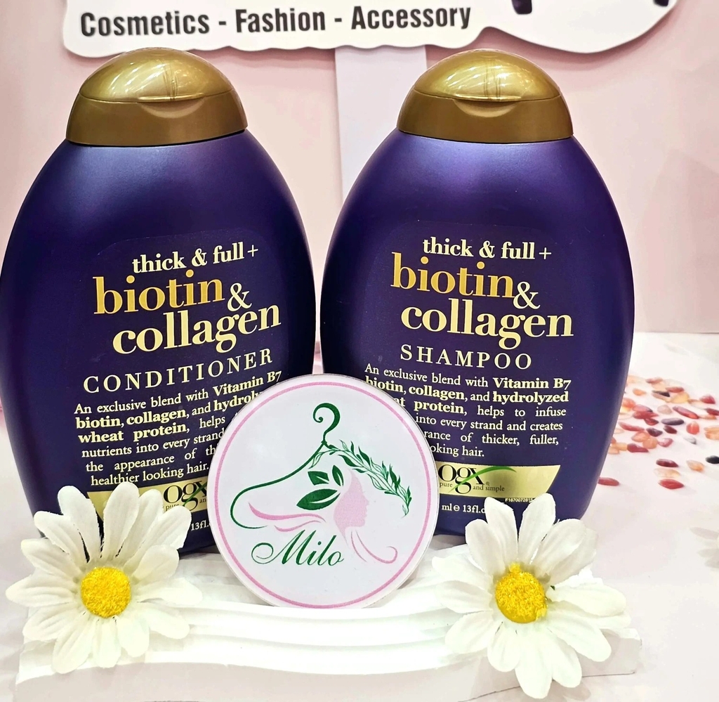 Dầu gội Biotin & Collagen (tím) - 385ml