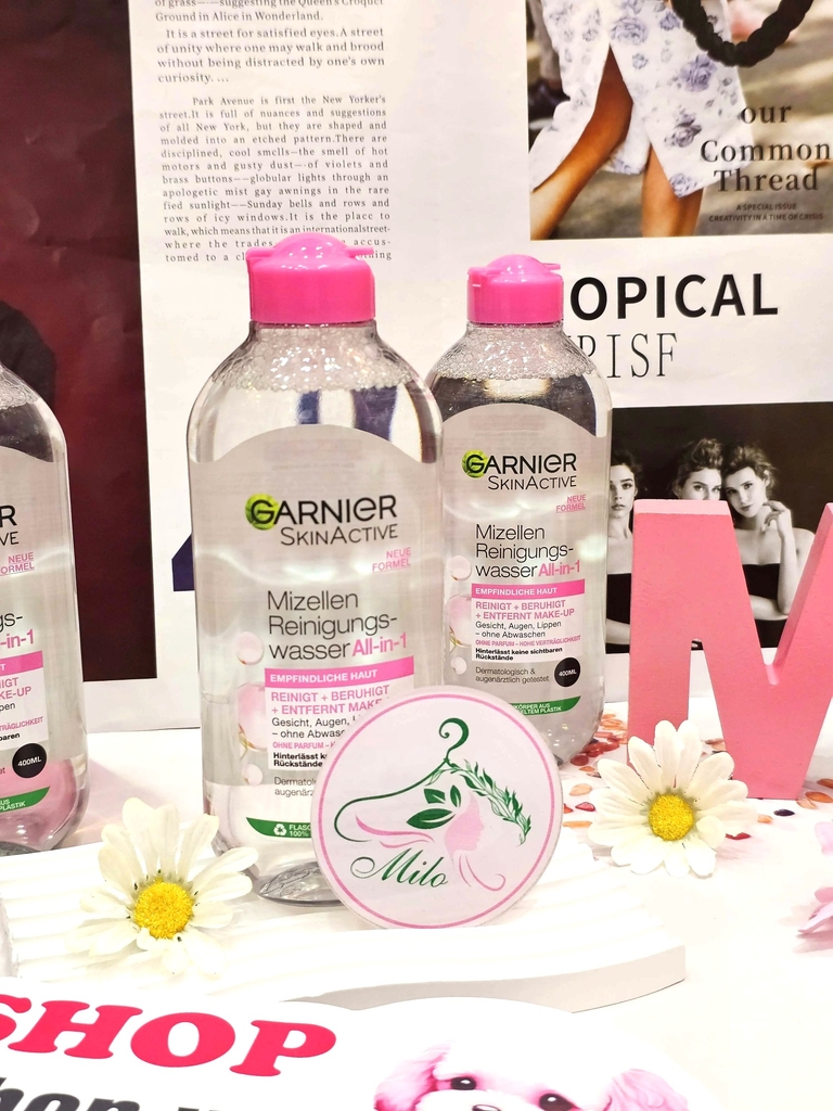 Nước tẩy trang Garnier - 400ml (màu hồng)