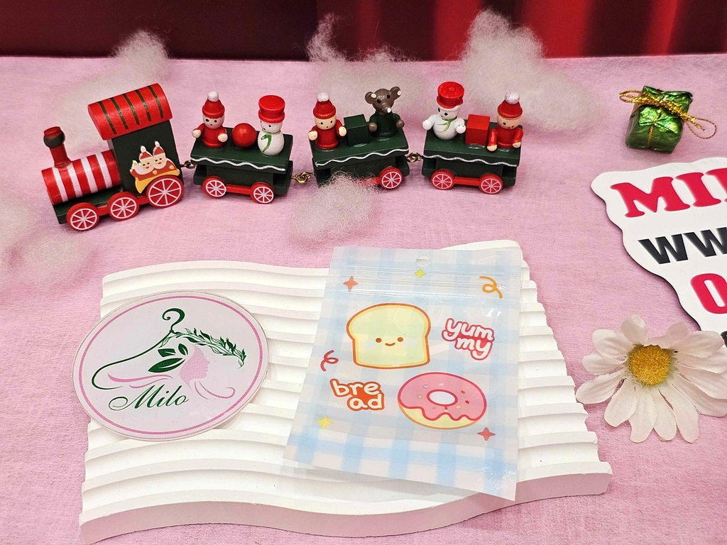 Túi zip nhỏ PVC hoạt hình cute (11cm x 7.4cm)