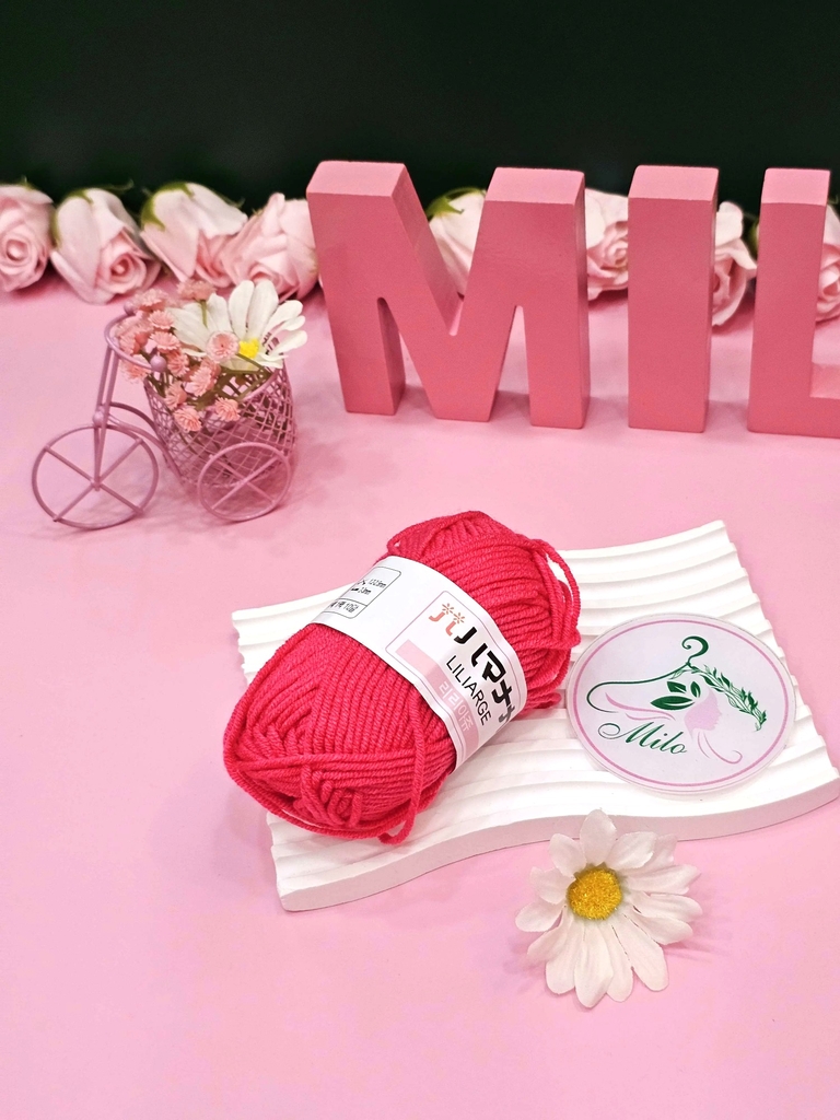 Len cuộn Hàn Quốc 25 gram (len milk cotton)