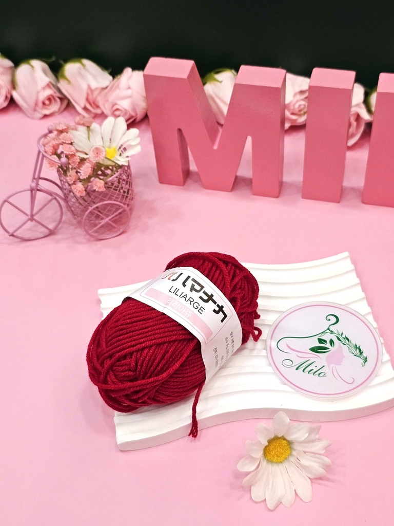 Len cuộn Hàn Quốc 25 gram (len milk cotton)