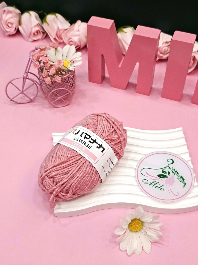 Len cuộn Hàn Quốc 25 gram (len milk cotton)