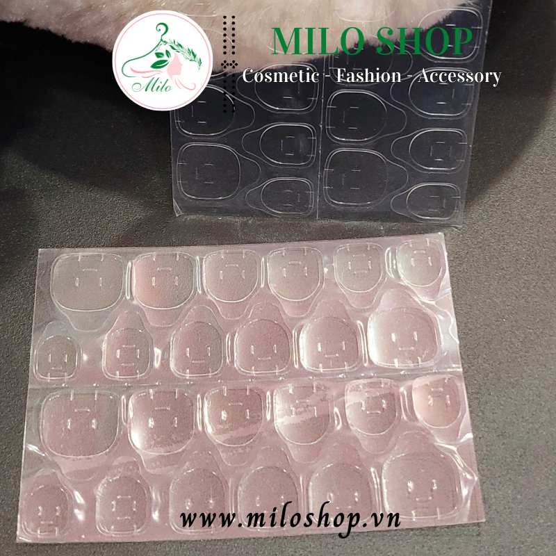 Miếng keo dán móng tay giả  2 mặt cao cấp (24 móng)