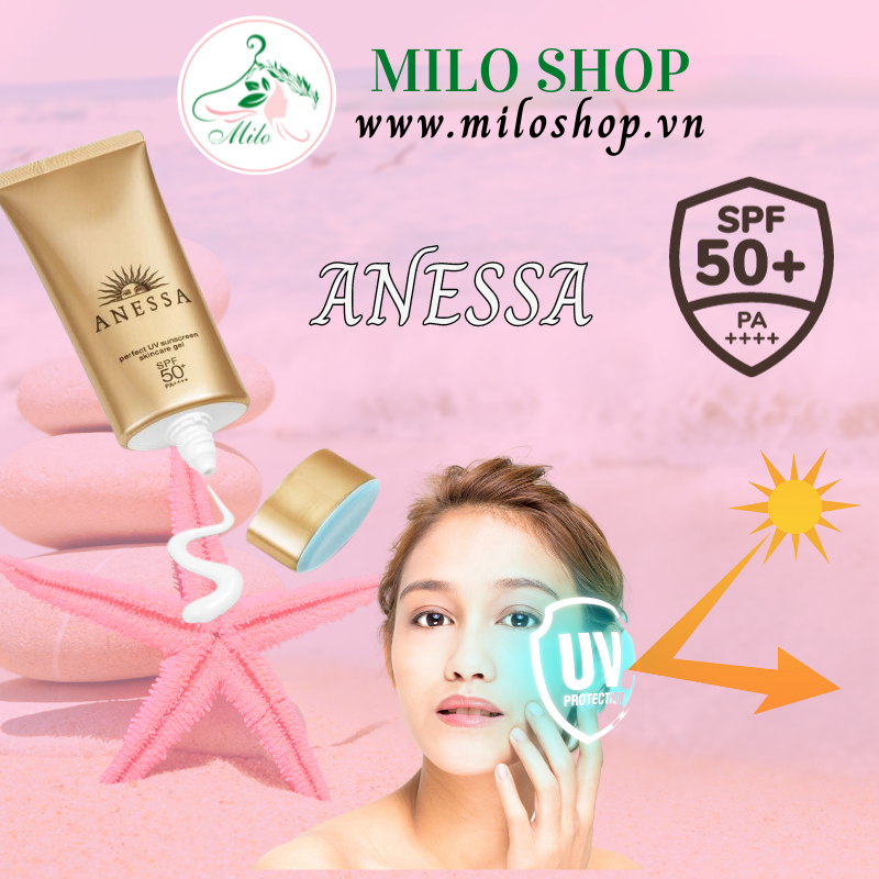 Gel chống nắng Anessa Perfect UV Sunscreen Skincare Gel SPF50+ PA++++ 90g