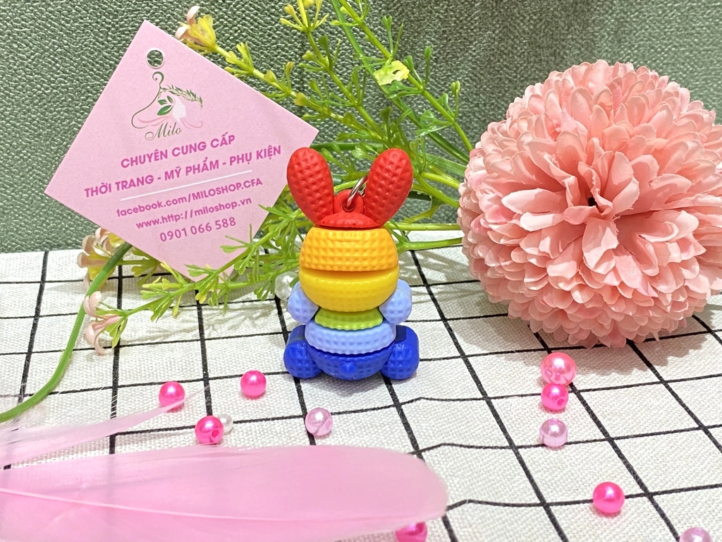 Móc khóa hoạt hình mix mẫu cute