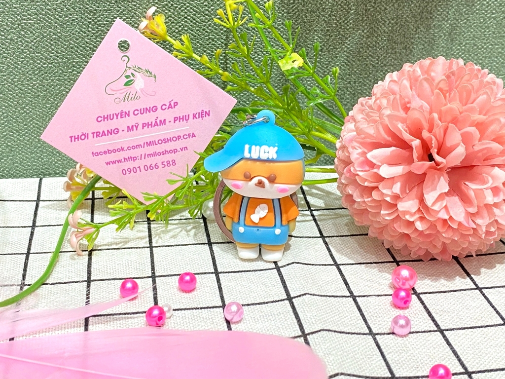 Móc khóa hoạt hình mix mẫu cute