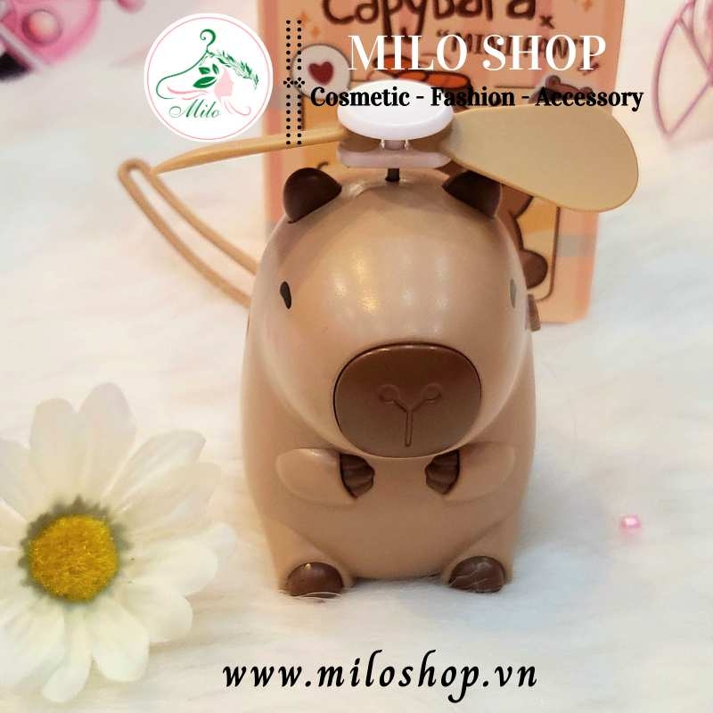 Quạt cầm tay mini Capybara