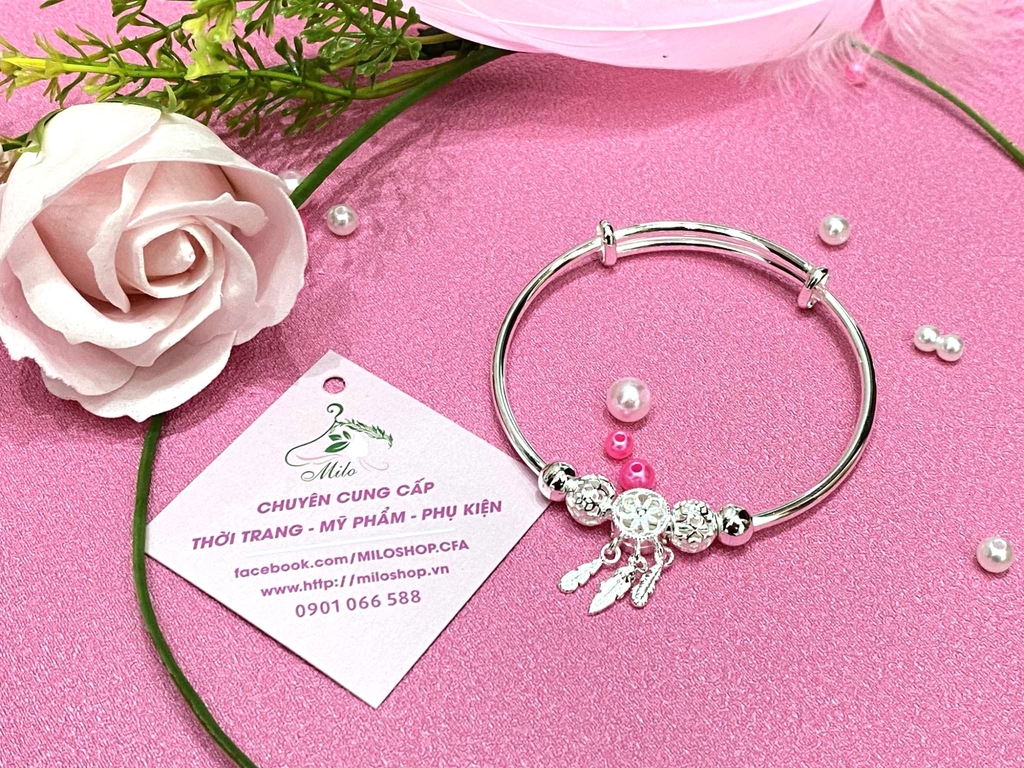 Vòng tay bạc giấc mơ may mắn