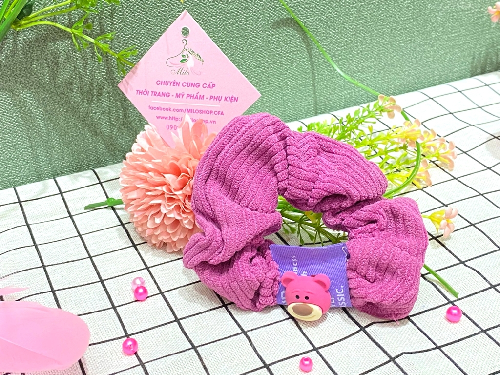Dây cột tóc gấu dâu Lotso