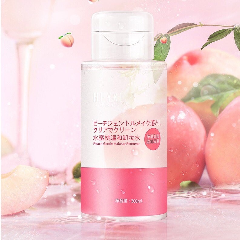 Nước tẩy trang Đào Heyxi Peach Gentle Makeup Remover - 300ml
