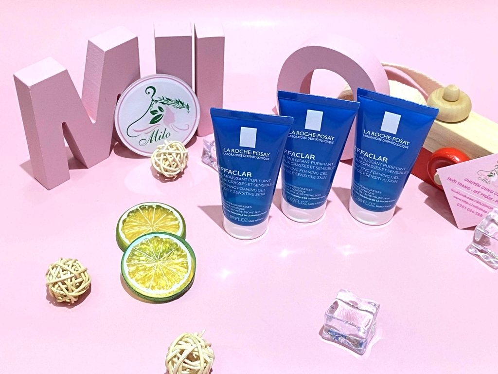 Gel rửa mặt La Roche-Posay mini- 50ml (dành cho da dầu, nhạy cảm)