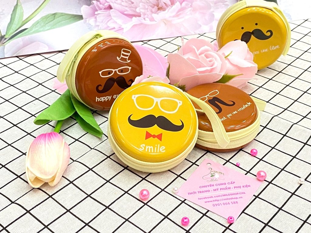 Hộp đựng tai nghe hoạt hình  (nhiều mẫu)
