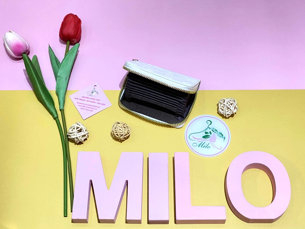 Ví ngắn cầm tay gấu Bear cầm tay mini cao cấp