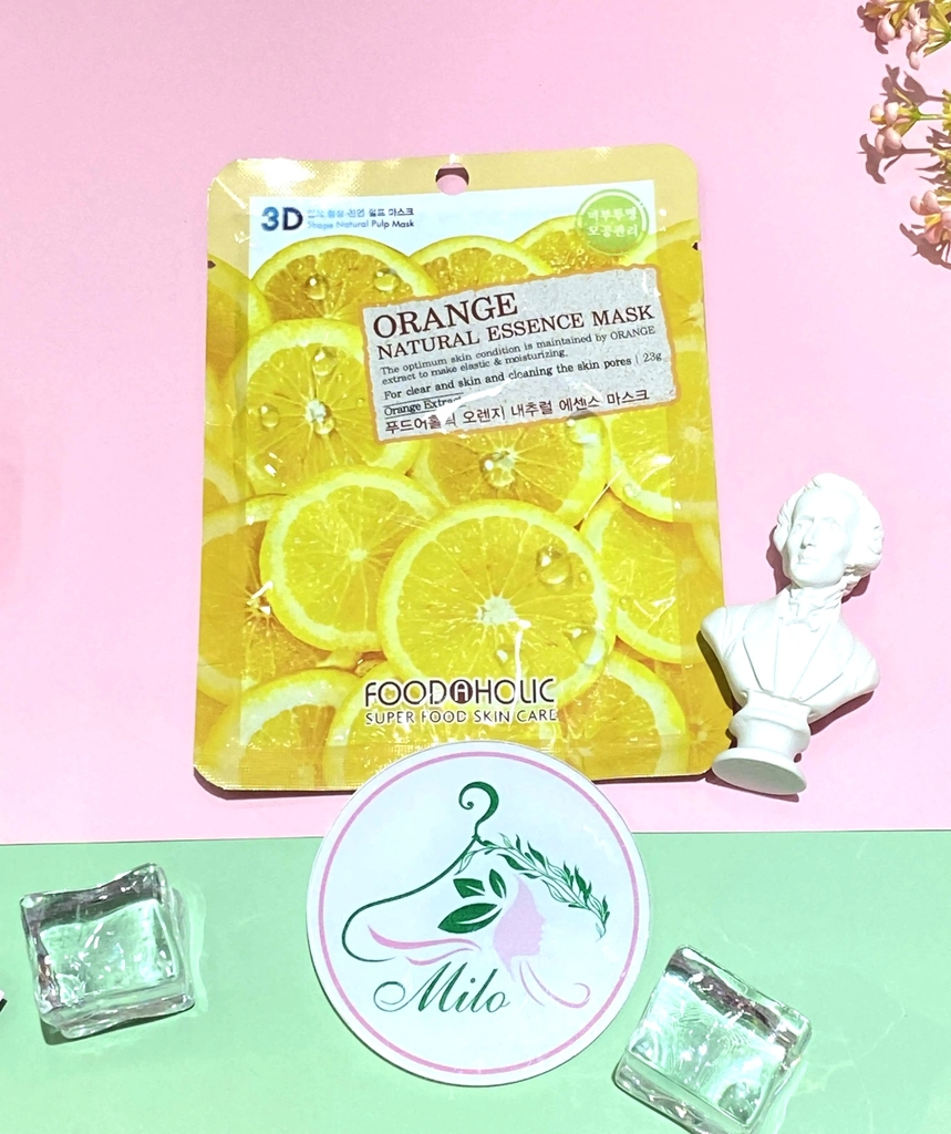 Mặt nạ dưỡng da 3D Foodaholic - Orange - 23g (Hàn Quốc)