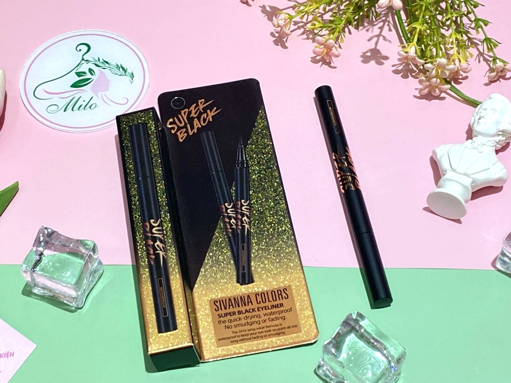 Bút kẻ mắt Sivana Colors Super Black Eyeliner