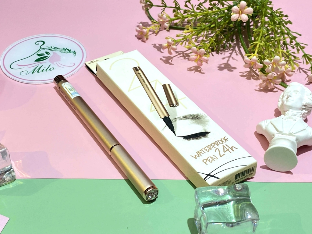 Bút kẻ mắt nước Vacosi 24h Waterproof Pen (Rose Gold) - 2g