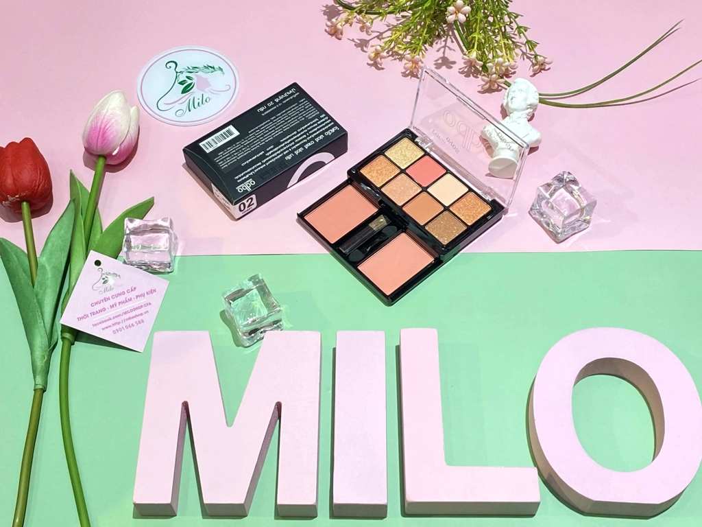 Phấn mắt Odbo For Eyes For Blush 2 tầng- NO.02