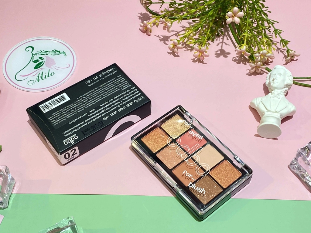 Phấn mắt Odbo For Eyes For Blush 2 tầng- NO.02