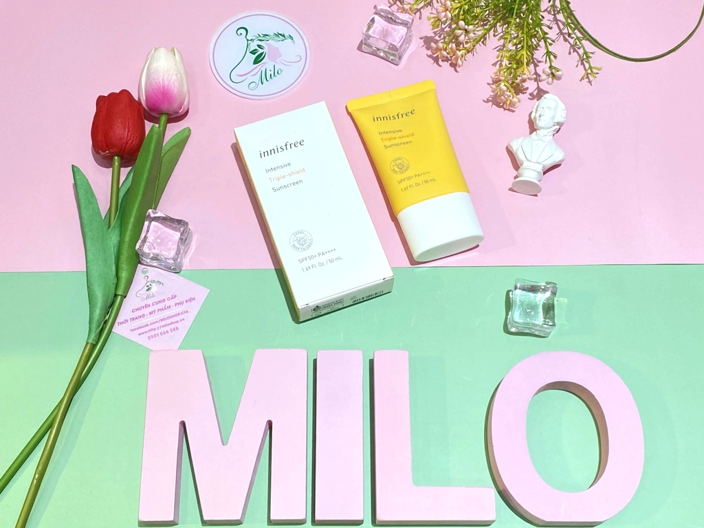 Kem Chống Nắng Innisfree Intensive Triple-Shield Sunscreen SPF50+ PA++++ 50ml (màu vàng)